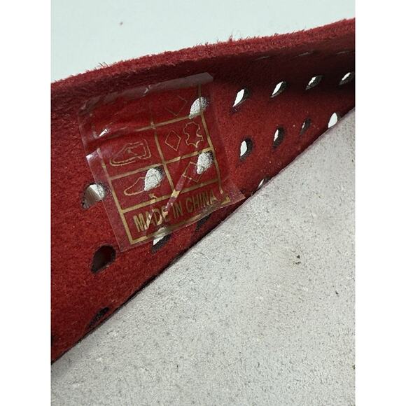 Ilse Jacobsen Tulip Slip On Sneaker Womens EU 39 US 9 Red Textile Perforated - Picture 11 of 11